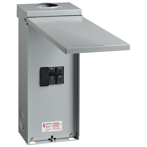 100 amp exterior breaker box